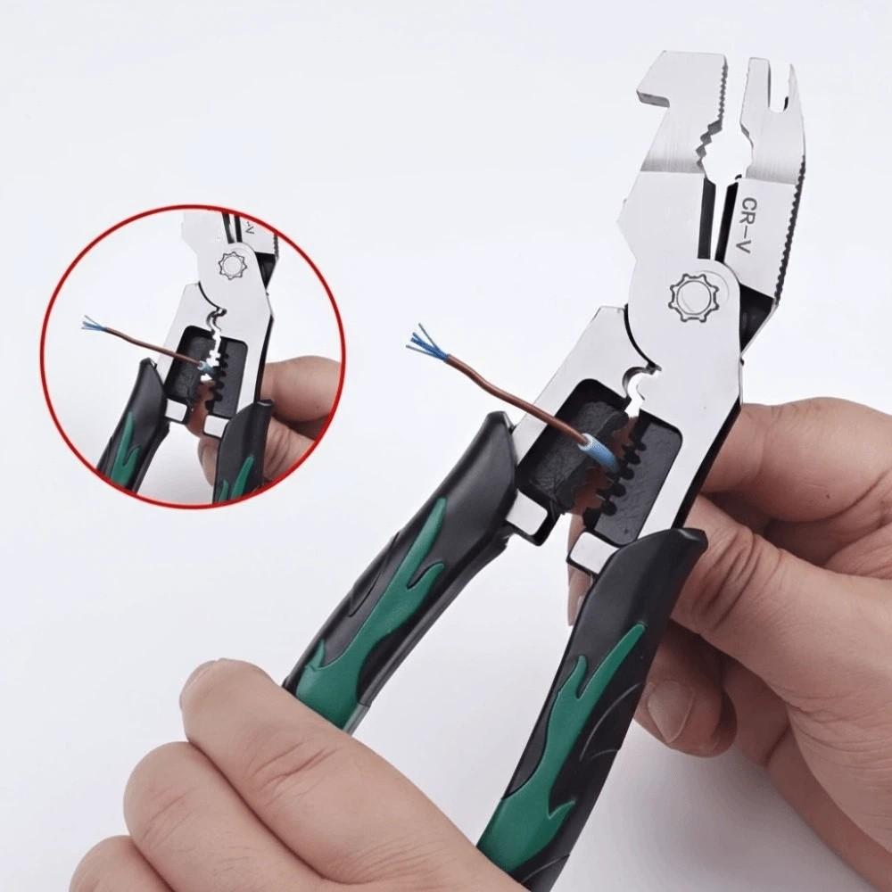 Easy Gripping Cable Cutter Heavy Duty Electrical Crimping Pliers Wire Stripper  Electrical Work