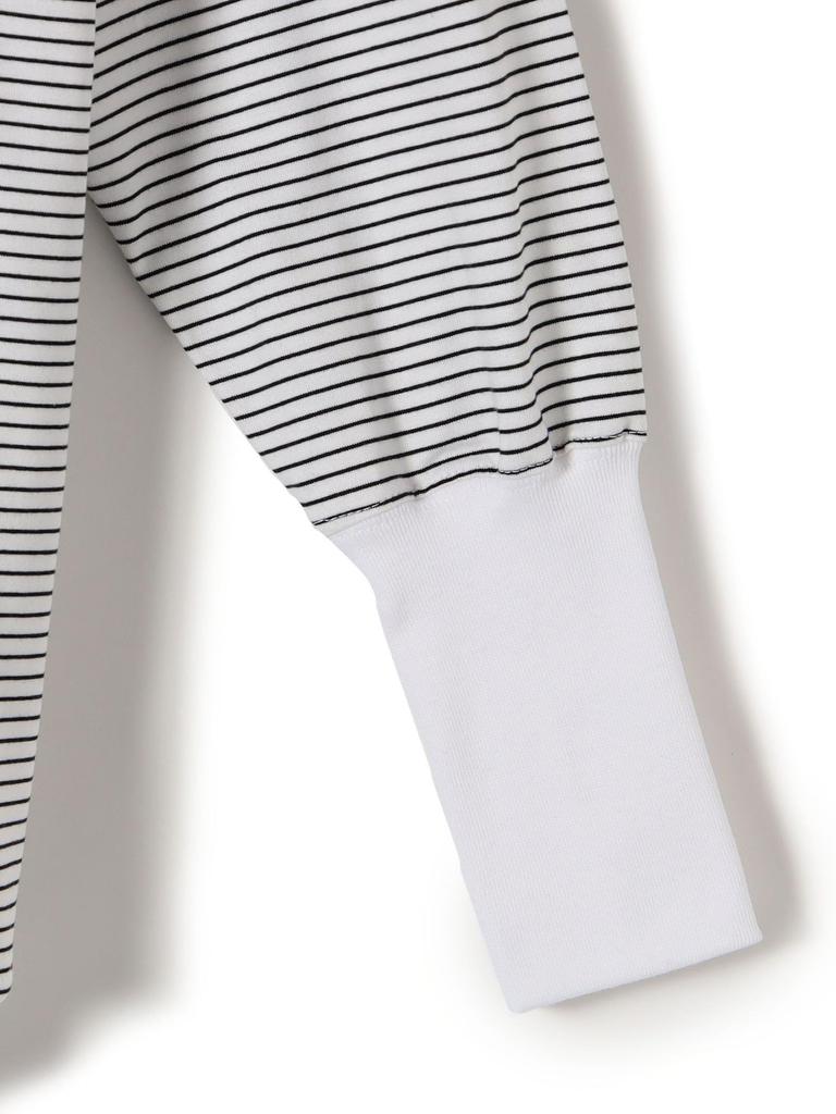 SHIPS Топ с длинным рукавом в рубчик, размер единый, женский, полосатый/однотонный, 312050299, Белый,