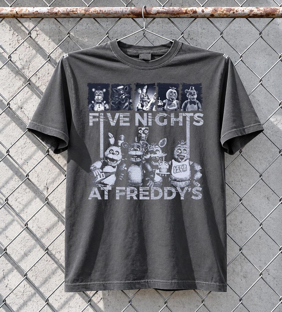 Limited Five Nights At Freddy's Vintage T-Shirt, FNAF T-Shirt, Video Games Shirt, Retro Horror Game Graphic Tee, Gift for FNAF Fans
