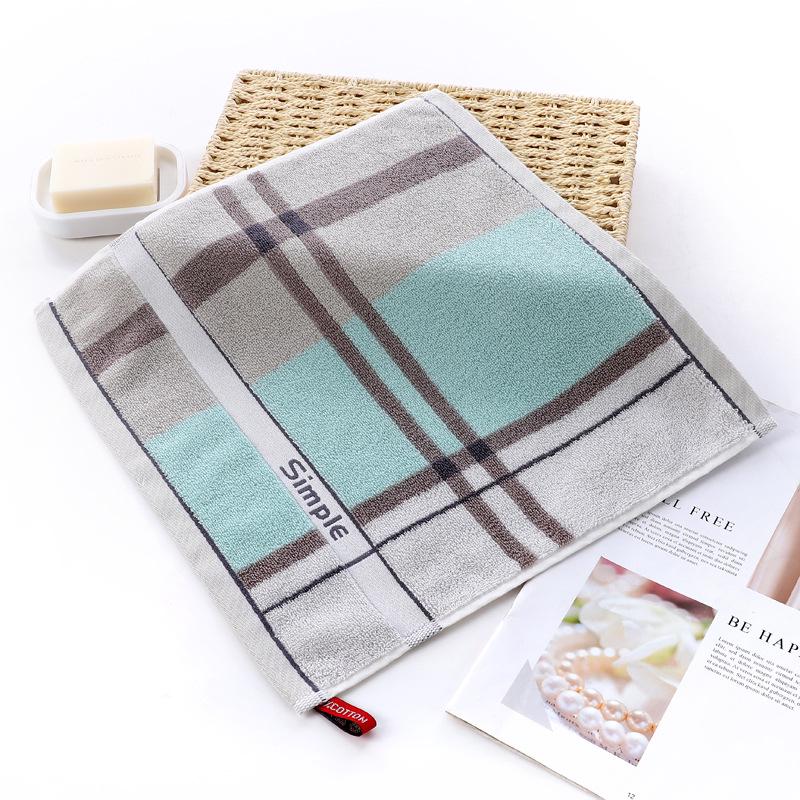 Мультяшное полотенце для рук с жаккардовым рисунком «Щенок и медвежонок», быстросохнущее, 100% хлопок, 25x25 см.