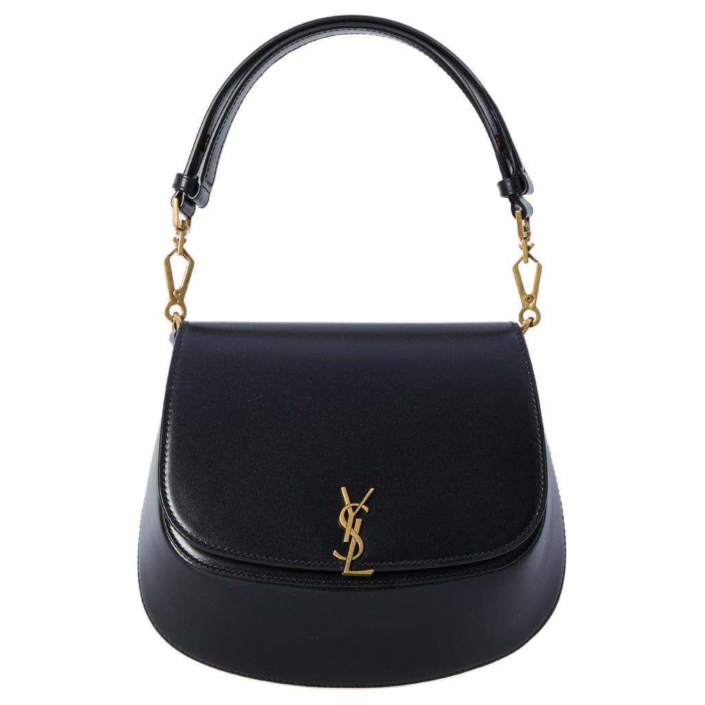 SAINT LAURENT VOLTAIRE Calfskin Handbag, Shoulder Bag Women's Black 800846-0SX0W-1000