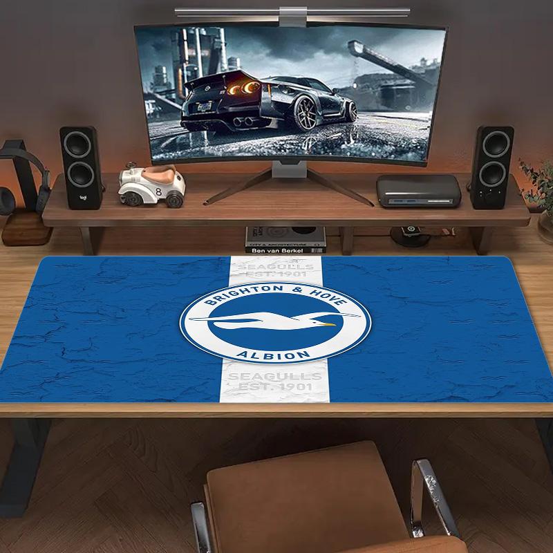 Brighton & Hove Albion Color Mouse Pad Large Gaming Table Cushion Non-slip Laptop Tablet Big Mousepad XXL Mat Mini PC Playmat With Lock edge
