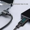 Type C Adapter USB C To USB C Adapter PD100W Fast Charger For Quick Charge And Data Transfer Real Time Power Monitoring