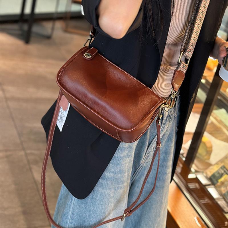 Легкая роскошная женская сумка-мессенджер из коровьей кожи первого слоя, модная сумка подмышкой, высококачественная сумка-пельмень, кожаная сумка на одно плечо.