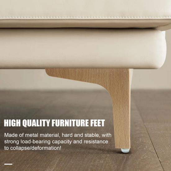4Pcs Metal Furniture Legs 200kg Load-capacity Rust Resistant Easy To Install Triangle Furniture Feet DIY Replacement Parts