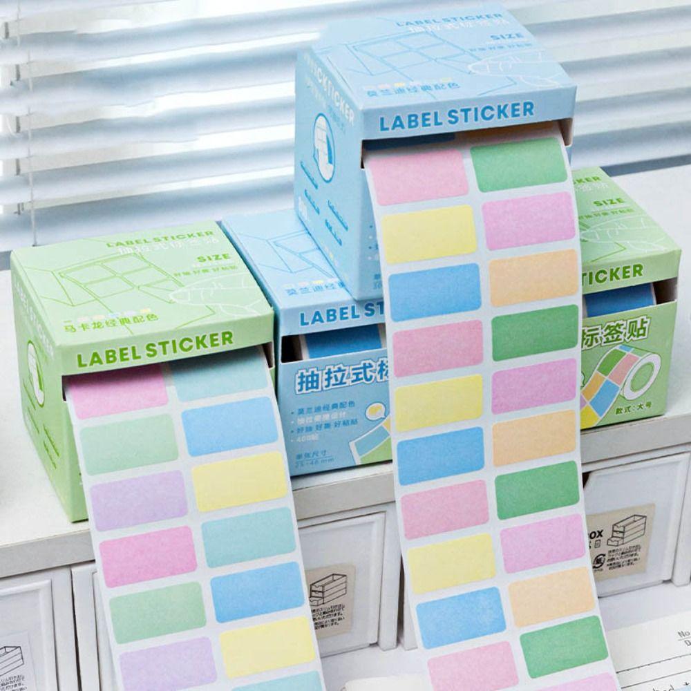 Back Full Adhesive Pearlescent Sticky Tabs Aesthetic Stationery Memo Pad  School Office