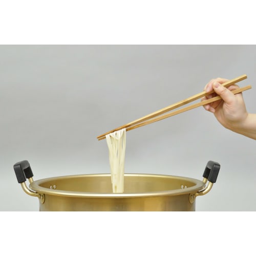 Sakai Sangyo Cooking Chopsticks, Square, 33cm (Set of 2), Made from Carbonized Moso Bamboo, Made in Japan, Thick, Unpainted