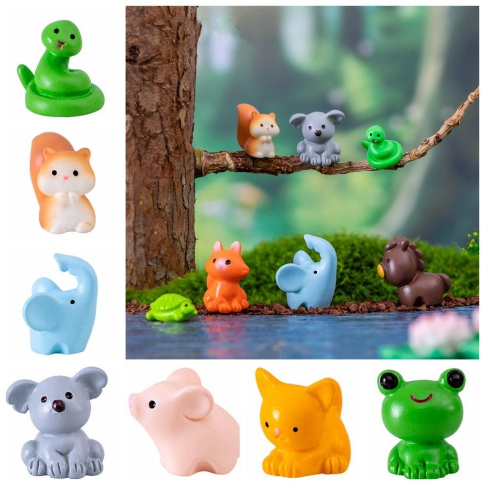 Cute Zodiac Animals Miniatures Realistic Animals Figurines Office Desk Accessories