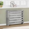 VidaXL Concrete Grey Radiator Cover 104x20x82 Cm Engineered Wood, Radiator Cap, Top Radiator Cover, Radiator At 852693