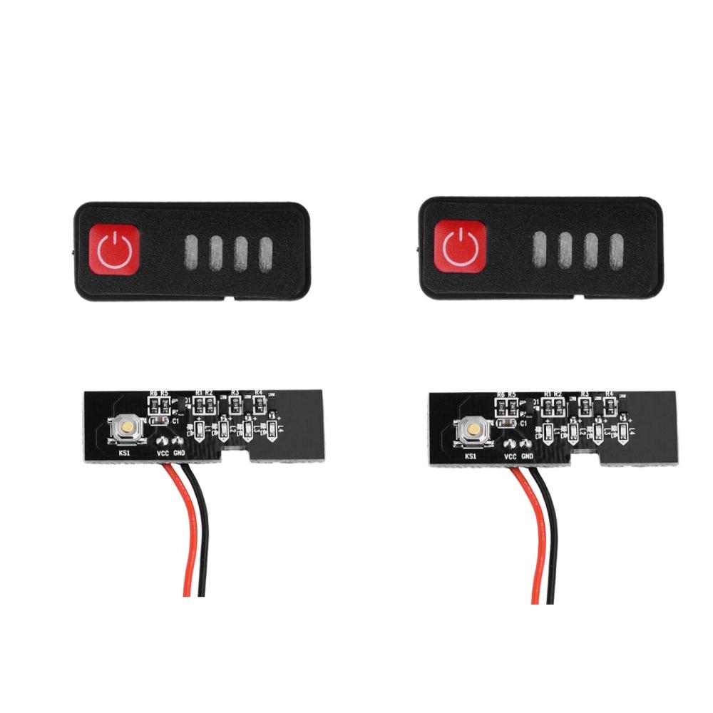 Модуль индикатора емкости батареи 5S 18В 21В со светодиодным дисплеем, с индикацией мощности и корпусом батареи, тестер уровня заряда батареи