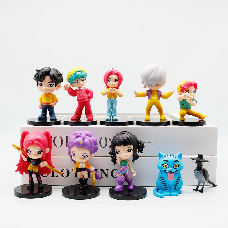 Witch Hunter Cartoon Doll KPOP Tiger Raven Rumizoe Surrounding Doll Figure Blind Bag Series