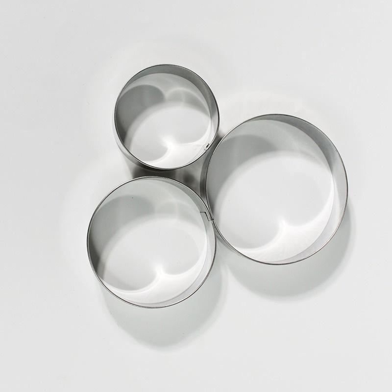 3/12pcs Cookie Cutters Stainless Steel Flowers Heart Circle Stars Baking Mould DIY Baking Molds Biscuit Cutter Fruit Egg Mould