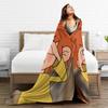 P-Pumuckl Blanket  Super Warm Pattern Plush Throw Blanket For Students Home Decor Flannel Bedspread Bed Cover