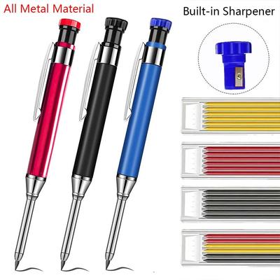 Встроенная точилка, деревообрабатывающий карандаш, деревообрабатывающий разметочный инструмент, деревообрабатывающее строительство