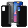 Case and Screen Protector - FZ - Samsung Galaxy A02S - Black - Flexible - Tempered Glass Included