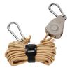 4/5m Camping Rope Tent Rope Tensioner Fastener Fixed Buckle Pulley Ratchet Hangers Lights Camping Awning Wind Rope
