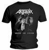 Anthrax Among The Living Black Classic Rock Metal Unisex T-shirt