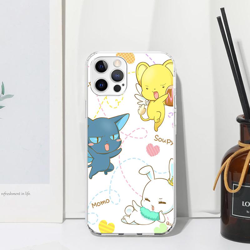CardCaptor Sakura Anime Phone Case For Iphone 17 Air 16 15 Plus 16E 14 Pro Max 13 Mini 12 11 7 8 SE Fundas Soft Back Cover 17 Ai