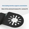5PCS Carbide Tooth Oscillating Saw Blade Professional Cutting For Metal, Steel Nails & Screws Multitool Oscillating Tool Access