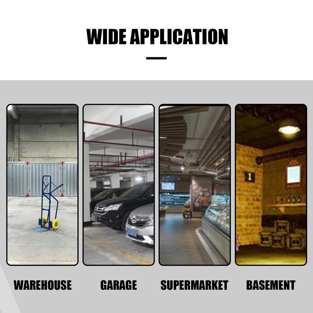 15000LM Bright LED Garage Light, 6 Glow Panels Garage Ceiling Light, Deformable LED Light for