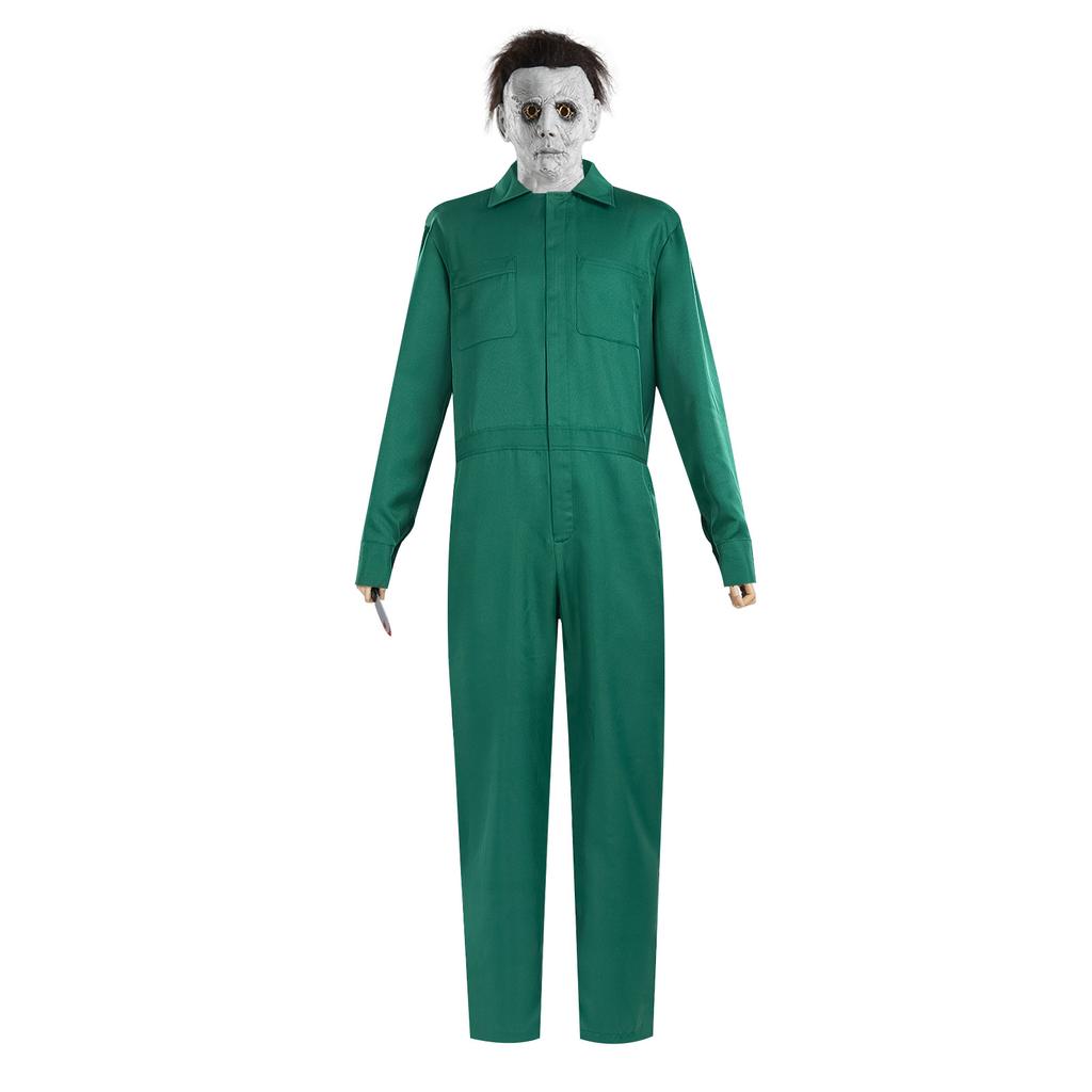 Halloween Michael Myers Workwear Cosplay Costume, Stage Performance Outfit
