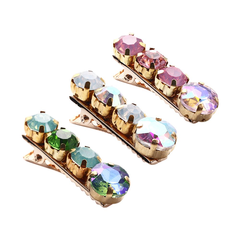 Small Barrettes Rhinestone Hairpin Female Hair Accessories Beads Hair Clip Korean Style Headwear