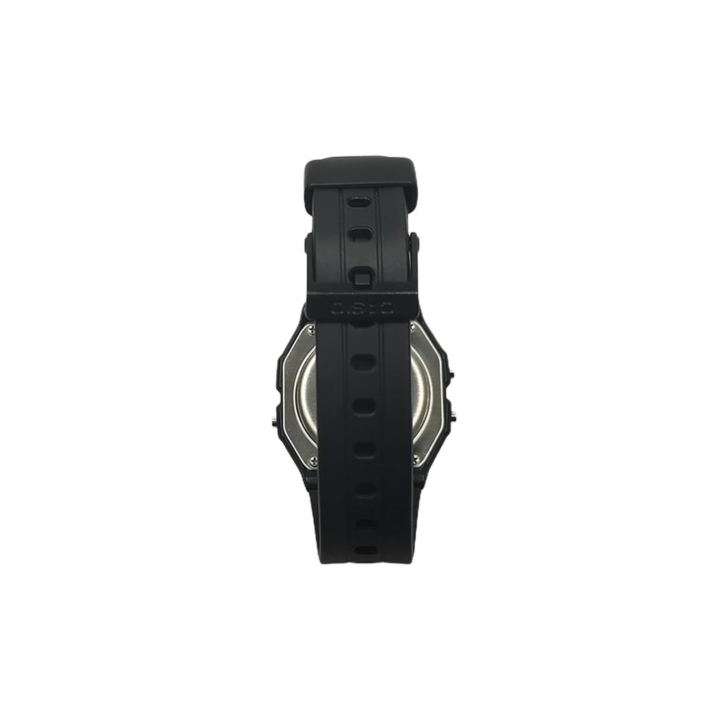 Casio Унисекс кварцевые часы с ремешком из смолы, черный циферблат, F-91W-3(Watch5--Изумрудный Фло)