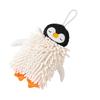 Lovely Penguin Chenille Hand Towel Quick Drying And Easy To Hang For Home Decoration Hand Towels 1PC