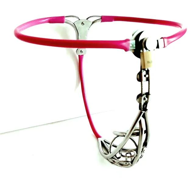 Manyjoy Male Invisible Stainless Steel Chastity Belt Hollow Cock Penis Cage Sleeve Anus Hole Breathable Panties BDSM Sex Toy Men