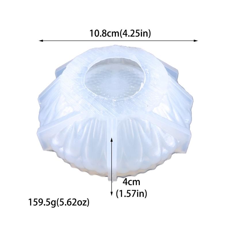 Flower Storage Tray Silicone Mold Storage Box Crystal Epoxy Resin Casting Molds Jewelry Tray Gypsum Mold Home Decor