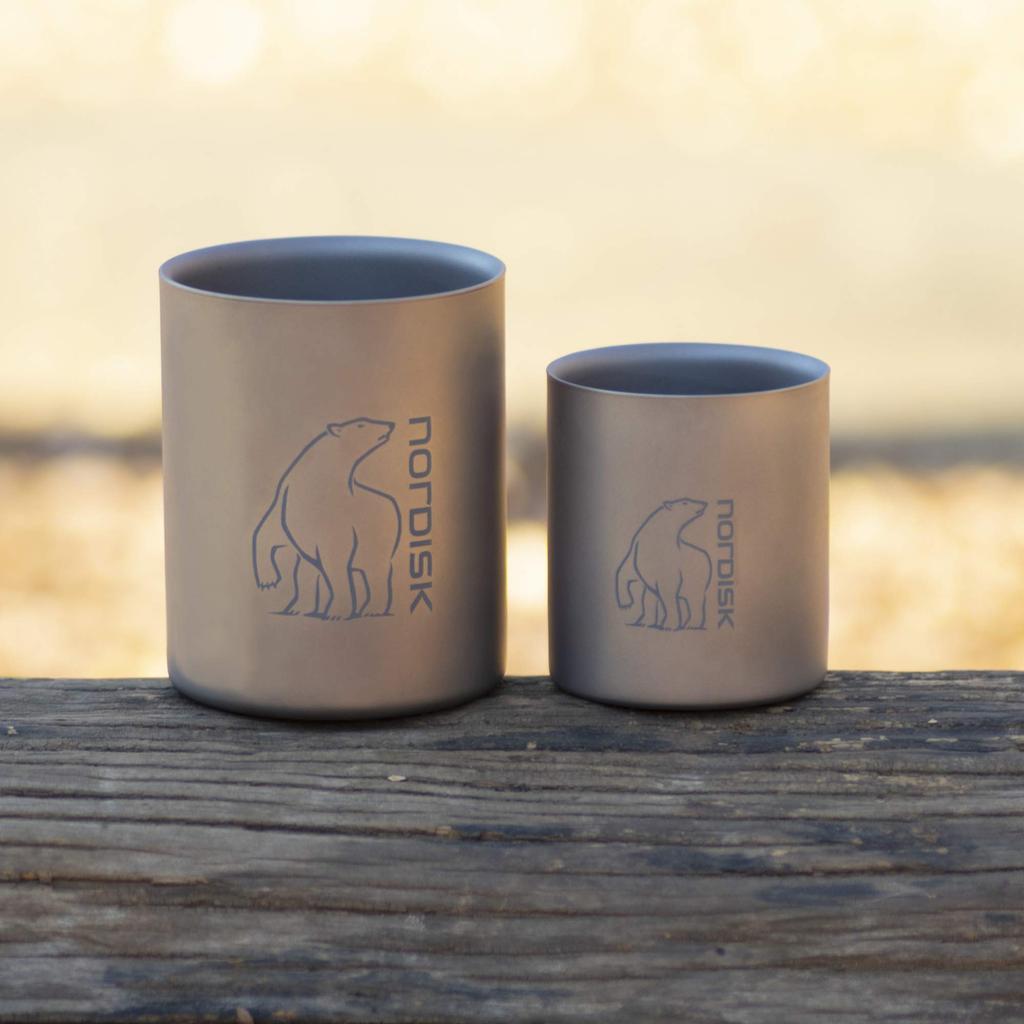 Кружка для кемпинга NORDISK Outdoor Mug Titanium Double Wall, характеристики 450 мл, японская, 119011 [Подлинный продукт]