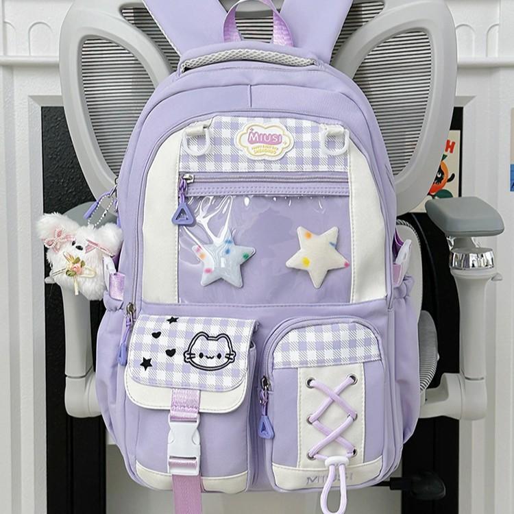Стиль Schoolbagins милый студенческий рюкзак прозрачная сумка для пенала легкий студенческий рюкзак большая вместимость сумка для пенала двумерный элемент