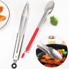 Barbecue Tongs Easy To Clean Anti-deform Hanging Hole Grilling Meat Tongs Serving Clamp for Kitchen