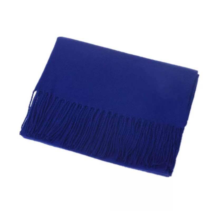 Camel Solid Color Scarf Autumn and Winter Warm Thickened Imitation Cashmere Shawl Dual-use Tassel Men's and Women's Couple Scarf Winter