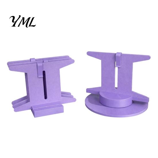 Fabric Ribbon Dispenser 3D Printed Quilt Binding Holder, Tangle-Free Dispenser, Universal Spool System with Base & Spinner, Sewing Accessories