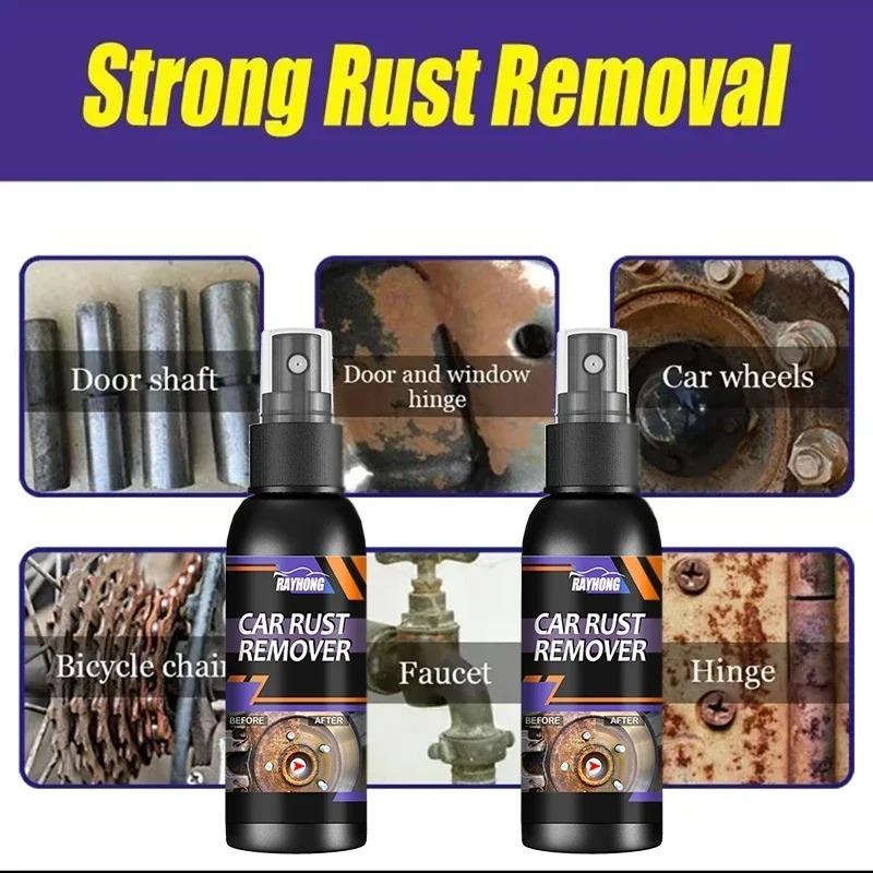 T05 Car Rust Remover Set Wire Rust Remover Spray Cleaner Polish Dustproof Decontamination Car Tire Care Rust Remover Spray lyp03