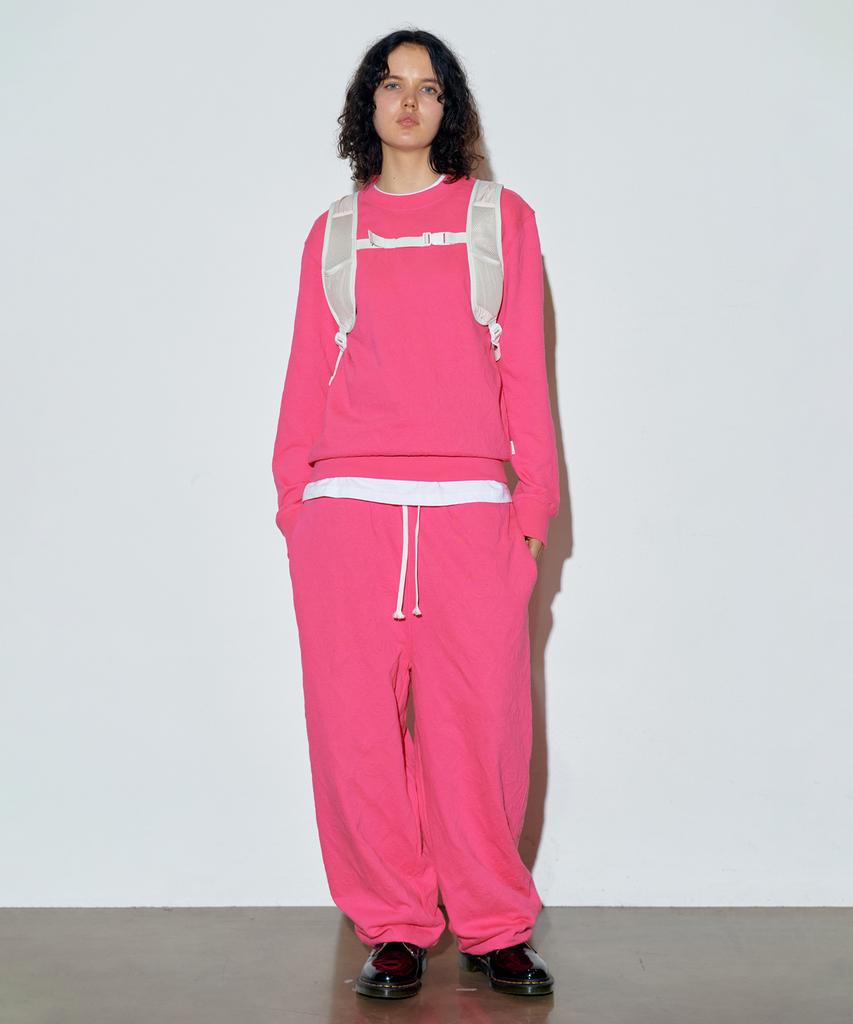 SCULPTOR Jacquard Flower Jogger Pants Acid Pink
