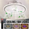 100W Modern LED Ceiling Fan Light App and Remote Control Mute 3-Speed Adjustable Speed Dimmable Ceiling Light for Living Room 220V