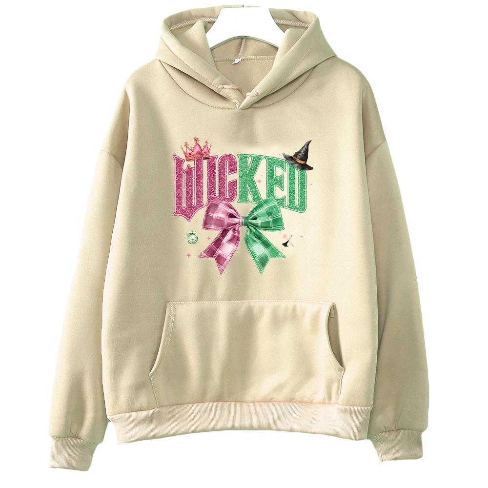Худи Wicked for Good Худи для фанатов мюзикла Wicked Подарок на День святого Валентина Худи Мода Женская Мужская Эстетичная Осенне-зимняя Толстовка
