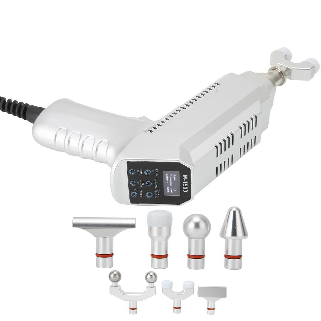 Профессиональный электрический массажер для позвоночника, 30 передач, регулируемая сила, электрический массажный пистолет, вилка из США