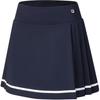 Теннисная серия Модная Удобная Мягкая Теннисная Спортивная Базовая Плиссированная Юбка Женские юбки Темно-синий A11W433313F-NV