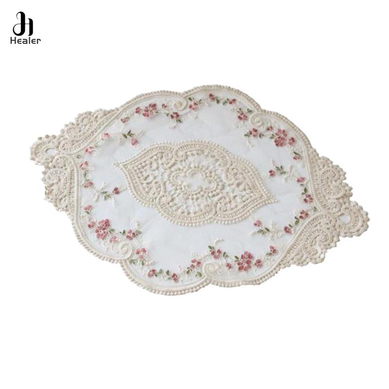 1 шт. для обеденного стола, вышивка, крафт, плейсмат, европейский стиль, кружевная ткань, изоляционная подставка для тарелки, подставка против ожогов