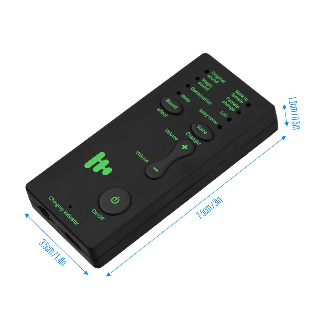 M1 Мини Портативная машина со звуковыми эффектами Устройство смены голоса Звуковая карта Звуковая карта для живых выступлений