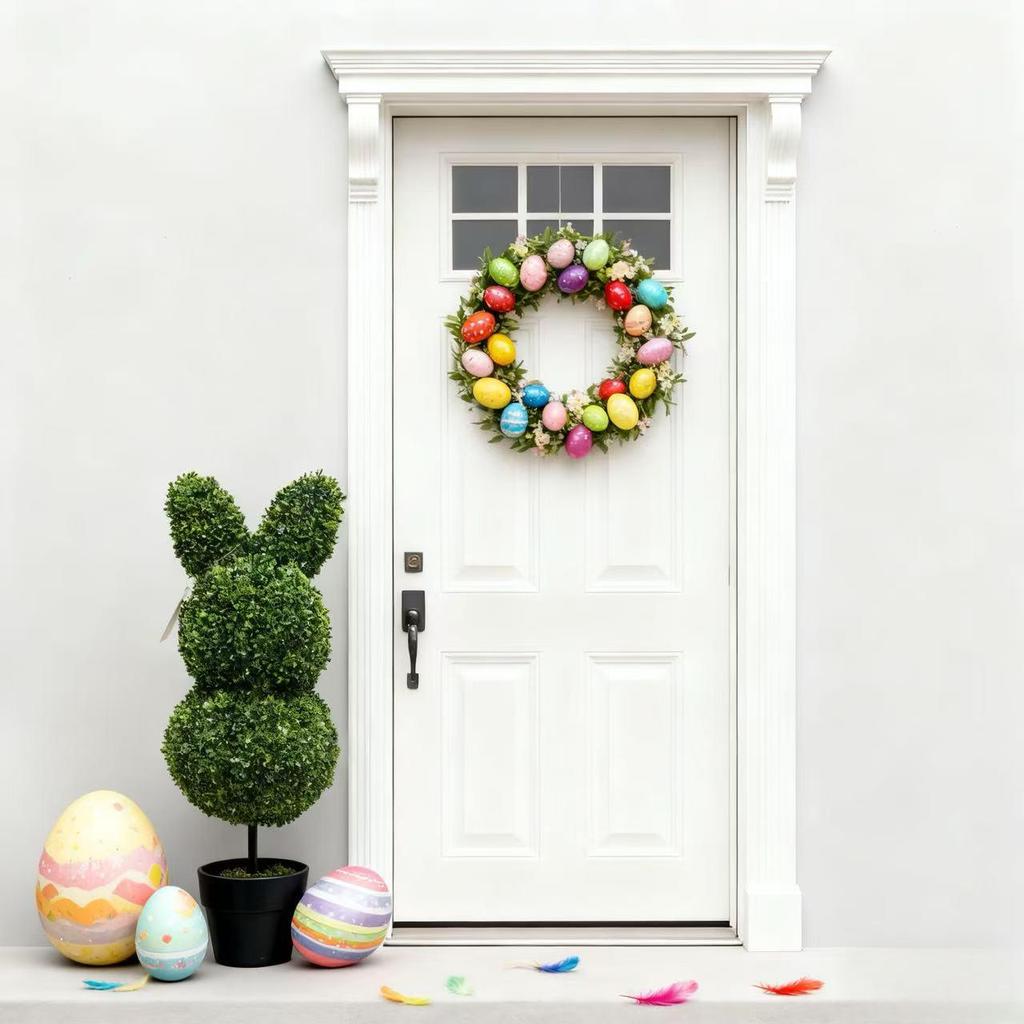 TEMU Animal-Shaped Green Plant Courtyard Decoration for Easter Spring Gardens