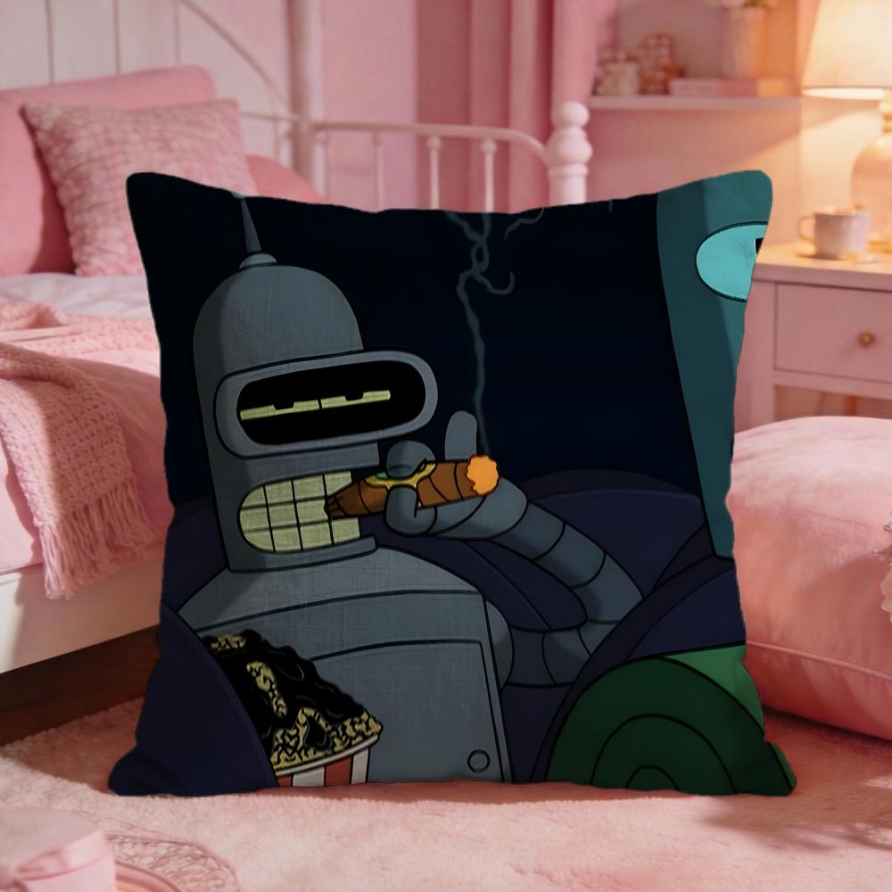 FFuturamas Classic Anime Cushion Cover Premium Comfort Reversible Pillow Cove Two In One Design For Any Room Car Interior