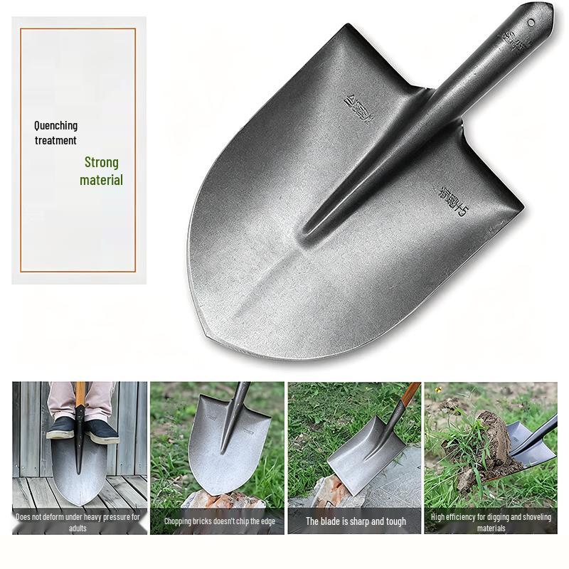 Heavy-Duty Manganese Steel Shovel