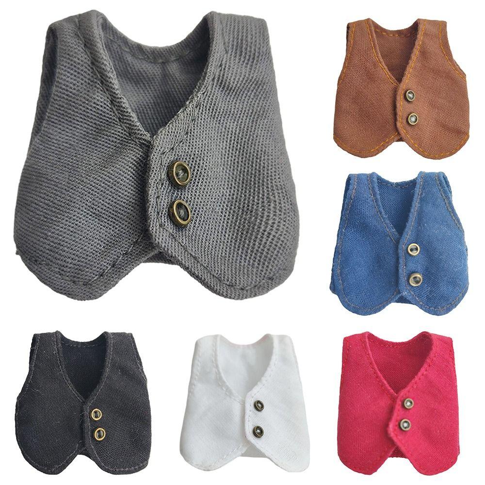 Boys Girls YMY Doll Clothes Casual Wear Doll Shirts New Vest Tops 1/11 ob11 dolls/1/12 Bjd Doll