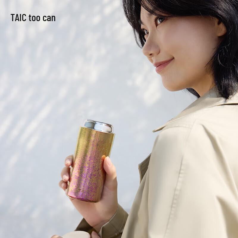 TAIC Титановая мини-кружка для кофе и воды с термоизоляцией