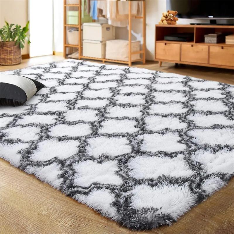 Rugs And Carpets For Home Living Room Fluffy Furry Big Rug Hallway Entrance Door Mats Teen Room Decoration Carpet Floor Mat