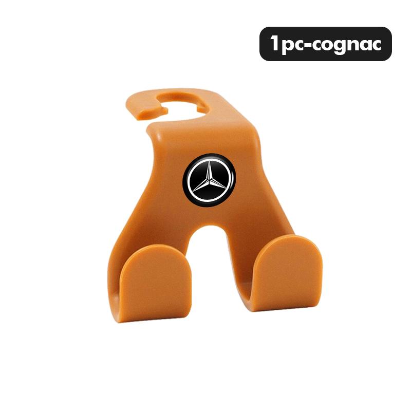 AABIC1 For Benz 1/2PCS Car Styling Seat Headrest Hook Auto Back Seat Organizer Accessories Exclusive AMG W124 W203 W204 SPRINTER V